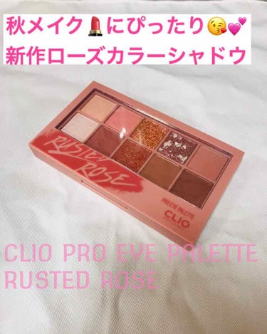 CLIO PLO EYE PALETTE
05 RUSTED ROSE

クリオのアイパレットから秋の新色が発売！
このパレットは前からずーっと気になっていたのですが迷って迷って購入せず😂
渡韓の時に購