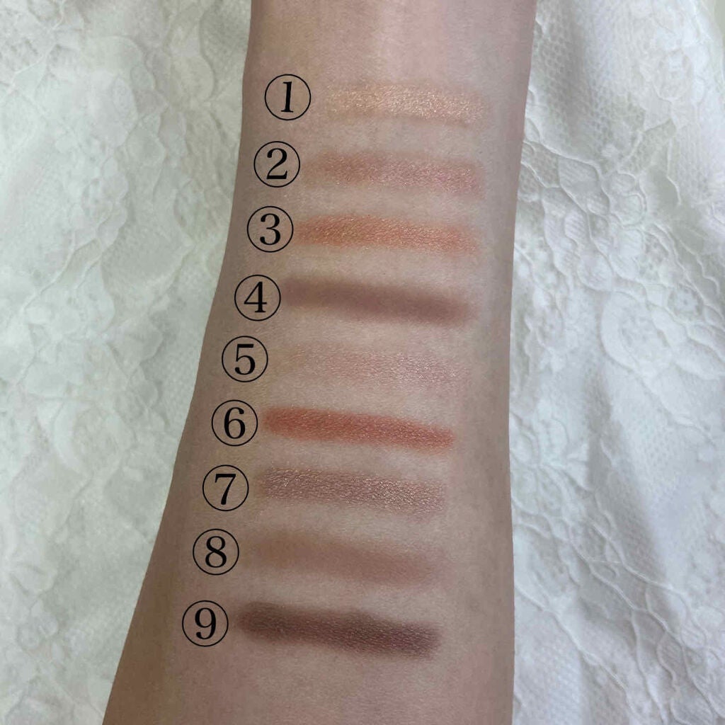 UR GLAM BLOOMING EYE COLOR PALETTE/U R GLAM/アイシャドウパレットを使ったクチコミ(4枚目)