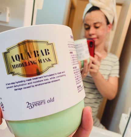 アクアバムモデリングマスク/23years old/洗い流すパック・マスクを使ったクチコミ(1枚目)