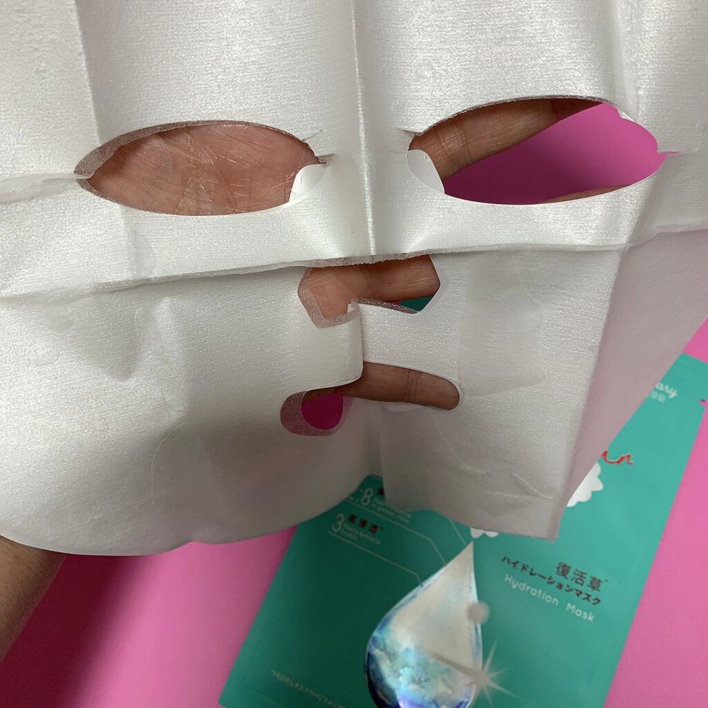復活草ハイドレーションマスク/我的美麗日記/シートマスク・パックを使ったクチコミ(3枚目)