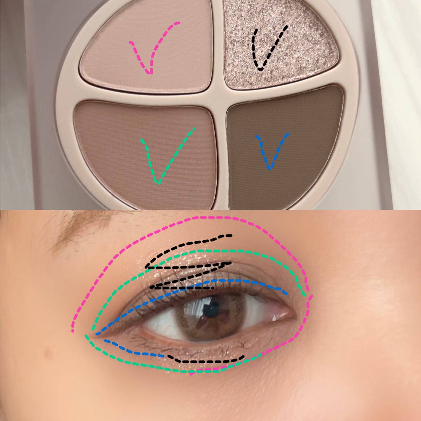 NEW NUDE スキンカラーパレット/Joocyee/アイシャドウパレットを使ったクチコミ(6枚目)