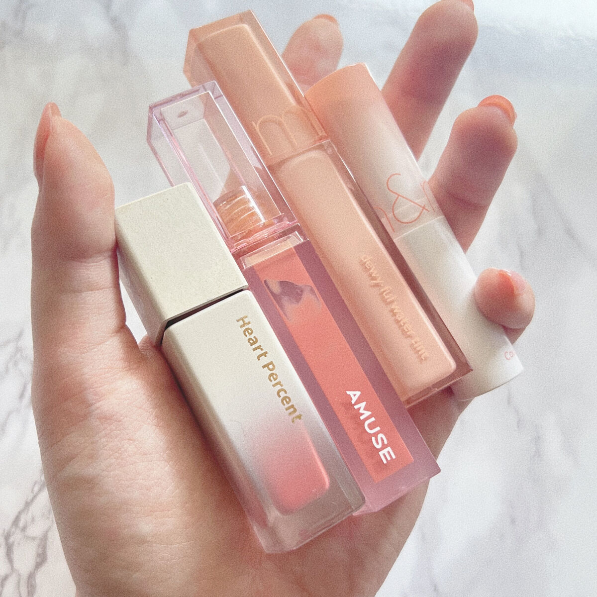 ドットオンムードピュアグロウティント/Heart Percent/リップティントを使ったクチコミ（2枚目）