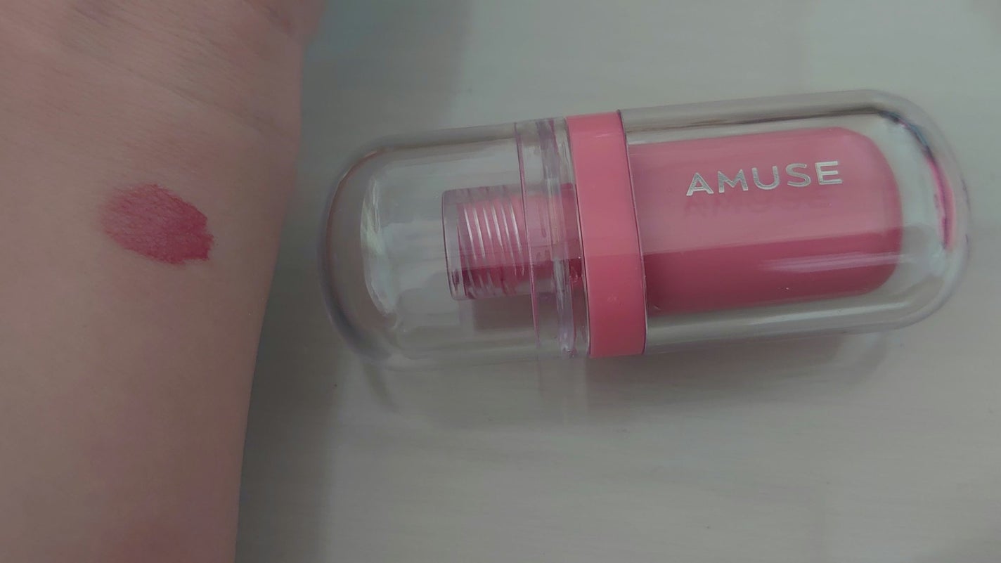 ジェルフィットティント/AMUSE/リップティントを使ったクチコミ(1枚目)