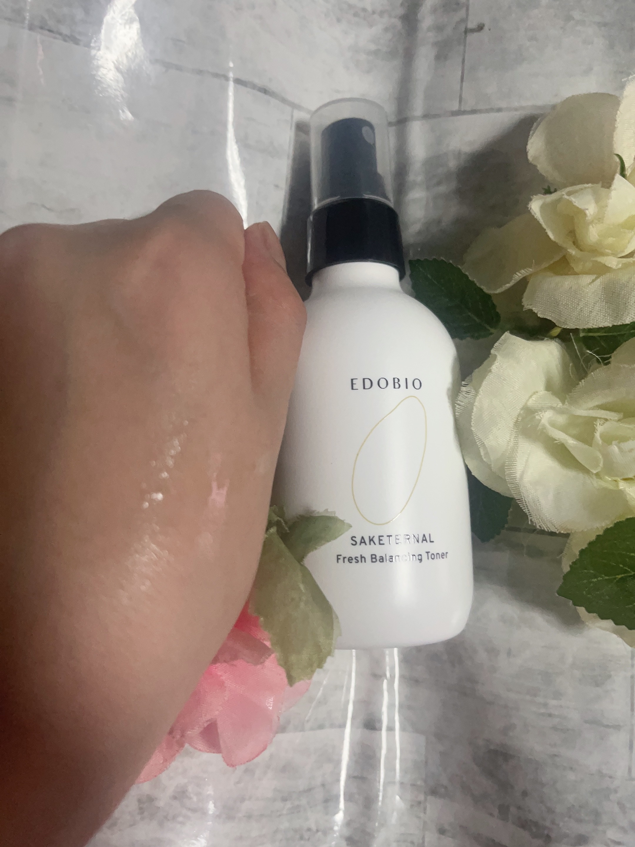 EDOBIO サケターナル フレッシュバランシングトナーのクチコミ「✼••┈┈┈┈••✼••┈┈┈┈••✼
EDOBIO フレッシュバランシングトナー
いただきま.....」（2枚目）