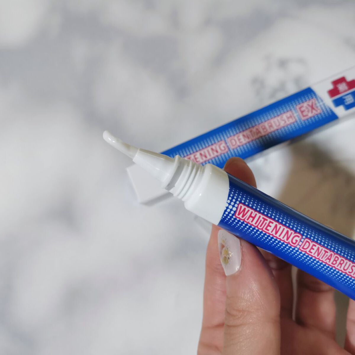 薬用ホワイトニング デンタブラッシュ EX/シーヴァ/その他オーラルケアを使ったクチコミ(2枚目)