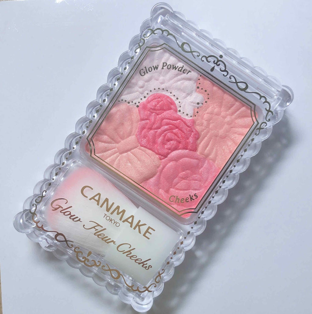 グロウフルールチークス/キャンメイク/パウダーチークを使ったクチコミ(1枚目)