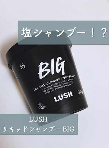 ラッシュ ビッグのクチコミ「LUSH
リキッドシャンプー BIG
310g ¥2,790

ボリューム感が欲しい人は是非！.....」（1枚目）