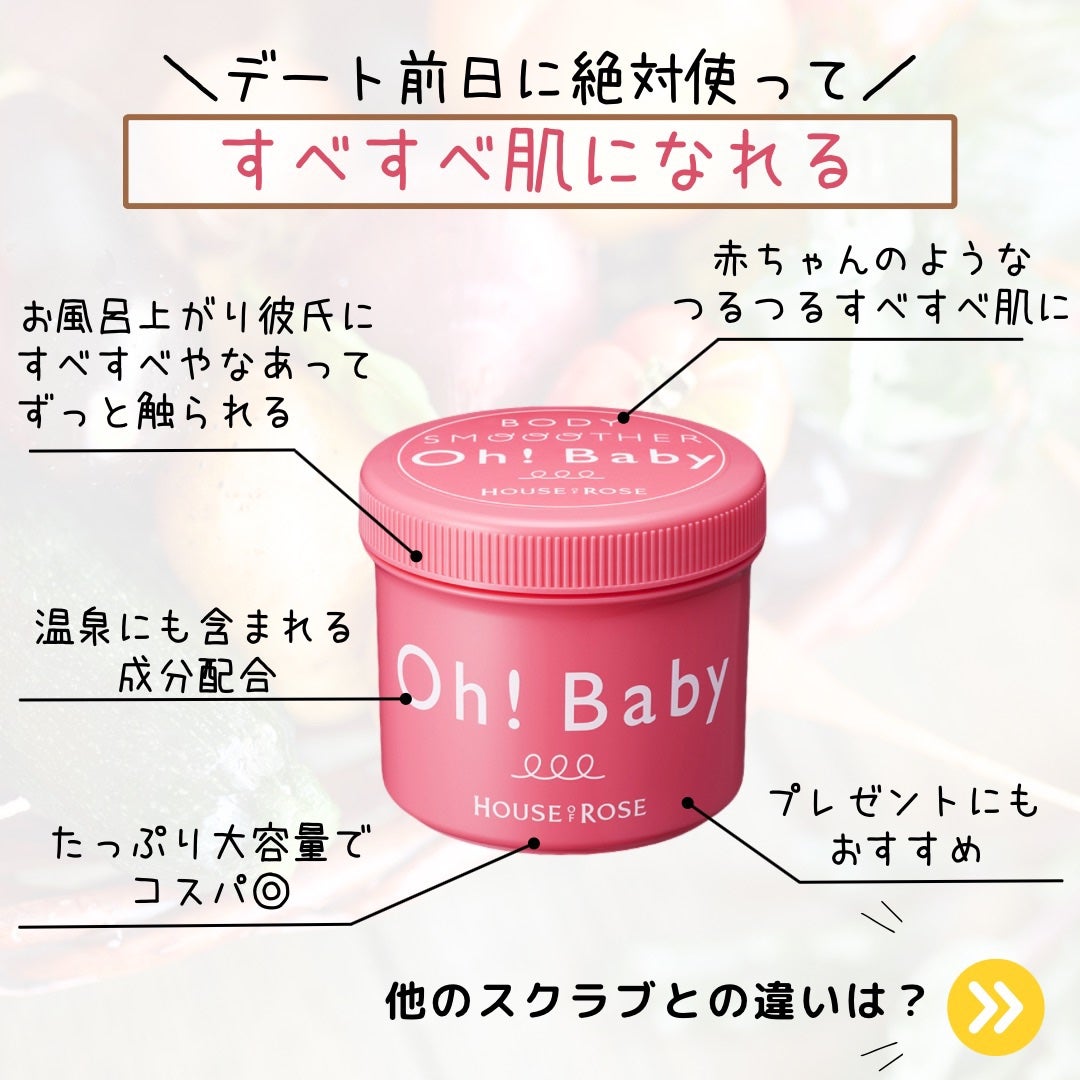 ボディ スムーザー /ハウス オブ ローゼ/ボディスクラブを使ったクチコミ(1枚目)