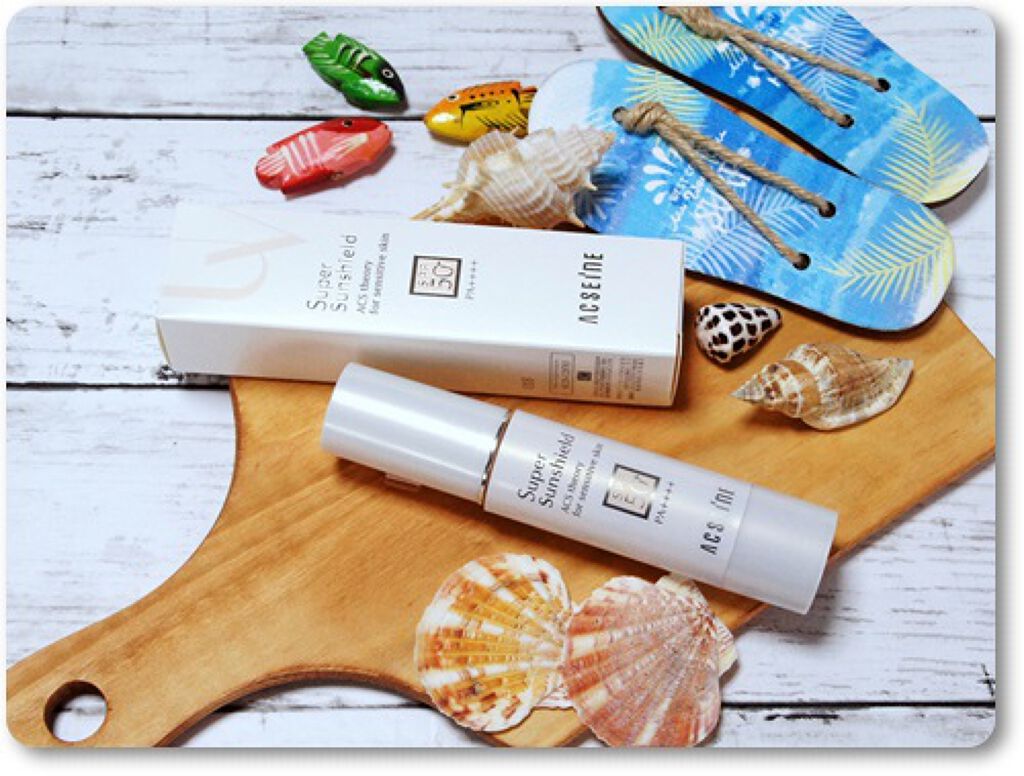 スーパーサンシールド EX<R>/ACSEINE/日焼け止めクリームを使ったクチコミ(1枚目)