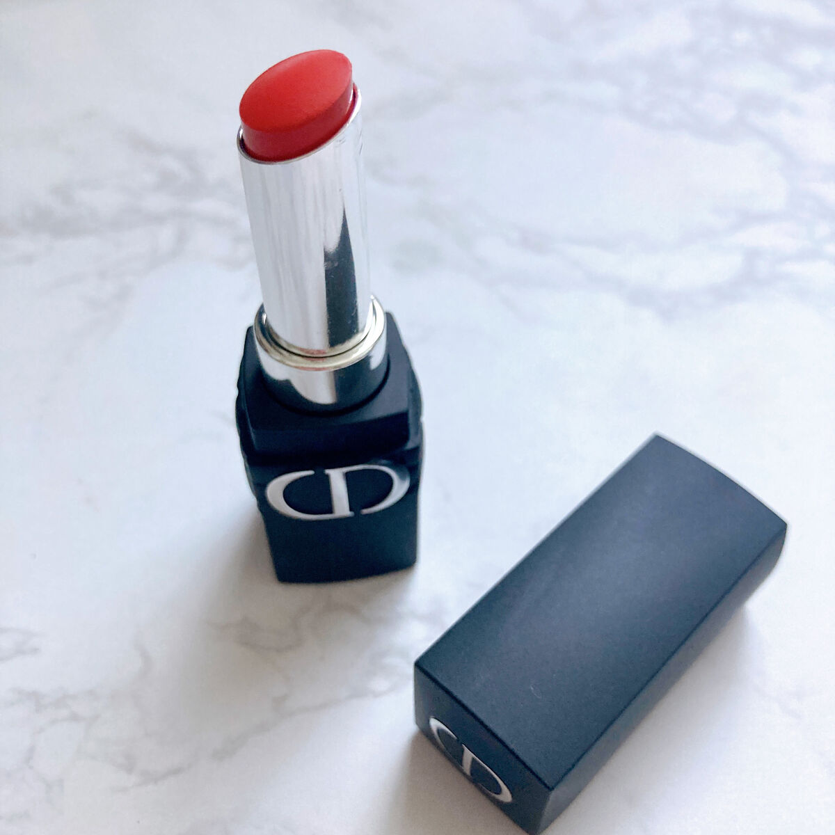 ルージュ ディオール フォーエヴァー スティック 647 フォーエヴァー フェミニン/Dior/口紅を使ったクチコミ（1枚目）