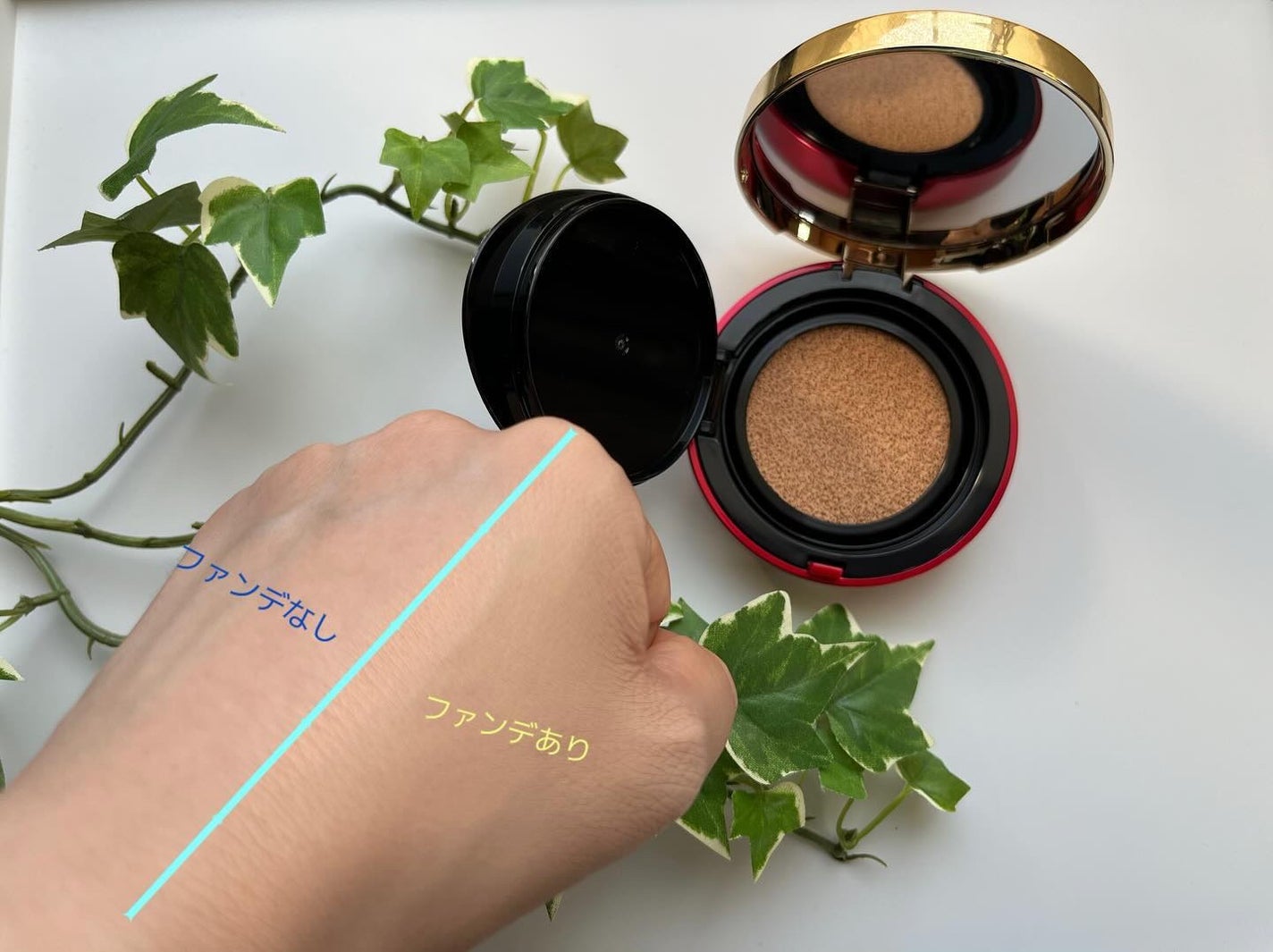 プラセンティストクッションファンデーション/ステファニー/クッションファンデーションを使ったクチコミ(5枚目)