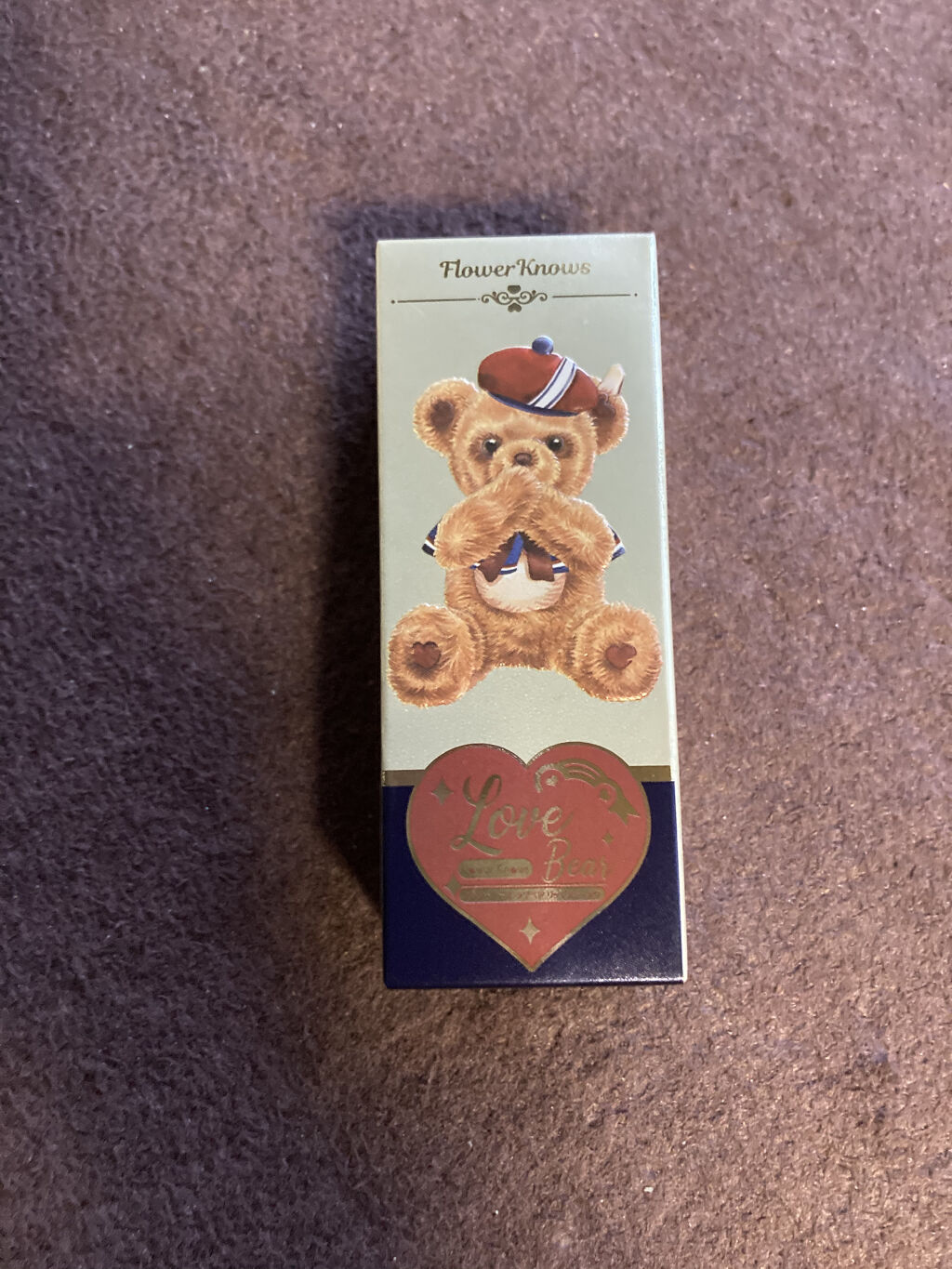 Love Bear リップスティック ツヤタイプ ラズベリーベア/FlowerKnows/口紅を使ったクチコミ（3枚目）