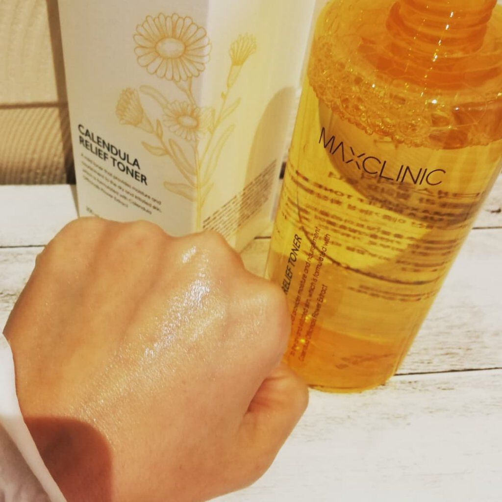カレンデュラリリーフトナー/MAXCLINIC/化粧水を使ったクチコミ(3枚目)