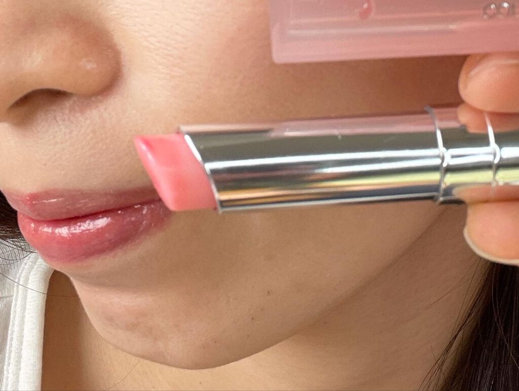 ディオール アディクト リップ グロウ 001 ピンク/Dior/リップバームを使ったクチコミ（3枚目）