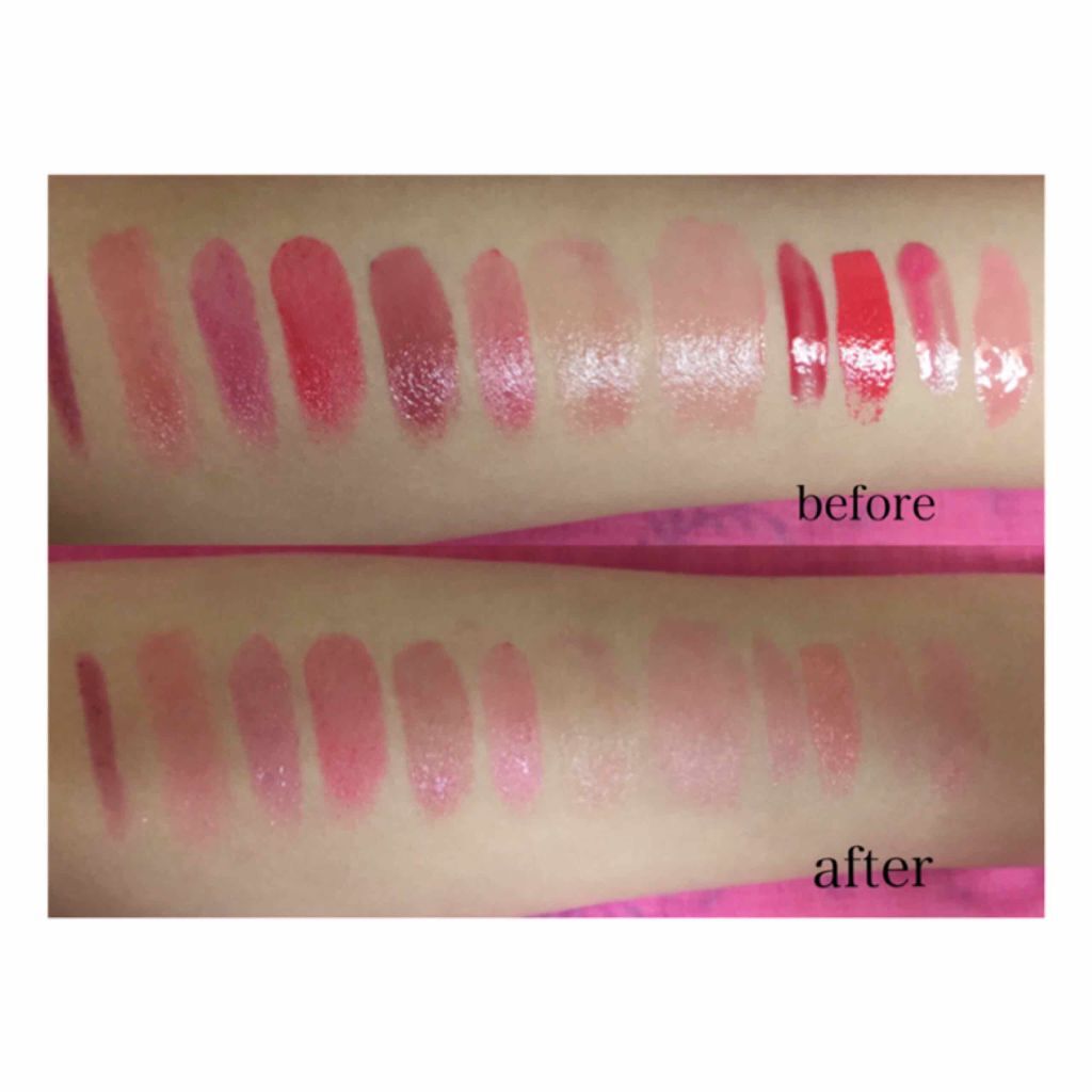 ルージュ ヴォリュプテ シャイン/YVES SAINT LAURENT BEAUTE/口紅を使ったクチコミ（2枚目）