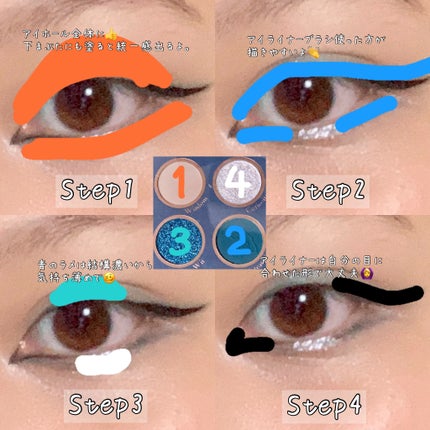 ハリーポッター ホグワーツの家パレット/SHEGLAM/アイシャドウパレットを使ったクチコミ(4枚目)