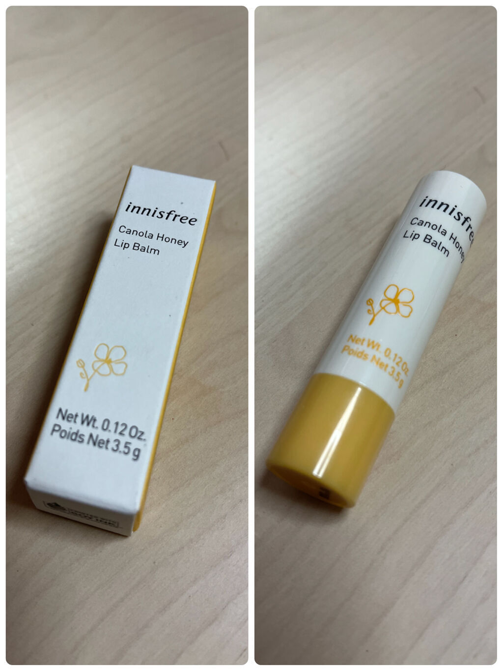 キャノーラハニー リップバーム/innisfree/リップケアを使ったクチコミ（2枚目）