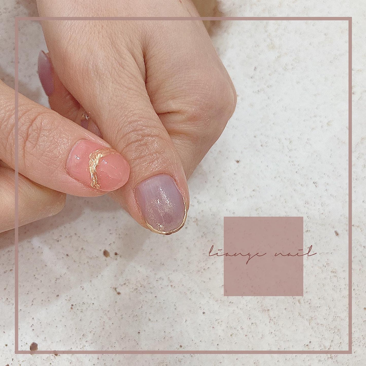 Yuki on LIPS 「.親指さん❤︎....Liangenail《リアンジェネイル..」(1枚目)