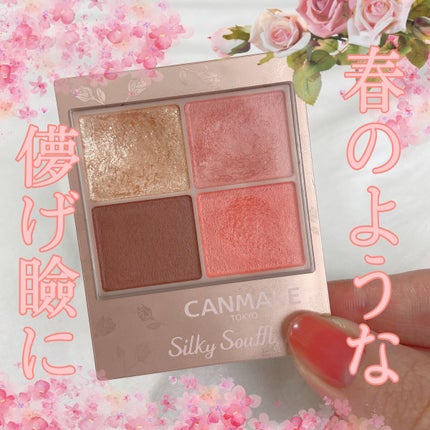シルキースフレアイズ(マットタイプ)/キャンメイク/アイシャドウパレットを使ったクチコミ(1枚目)