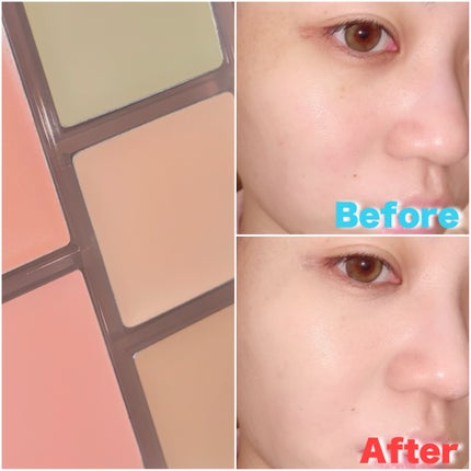 コンシールブレンダーパレット/LUNA/パレットコンシーラーを使ったクチコミ(5枚目)