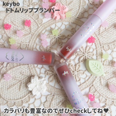 ドトムリッププラスプランパー/keybo/リップグロスを使ったクチコミ（5枚目）