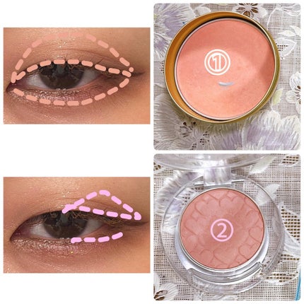 ルックアット マイアイ カフェ/ETUDE/単色アイシャドウを使ったクチコミ(6枚目)