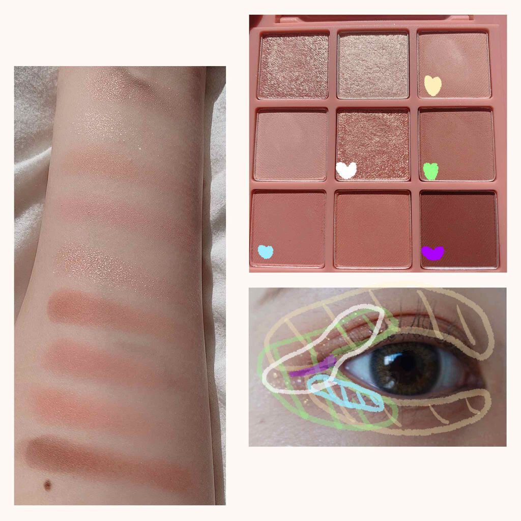 プレイカラーアイズ ミューリーロマンス/ETUDE/アイシャドウパレットを使ったクチコミ(2枚目)