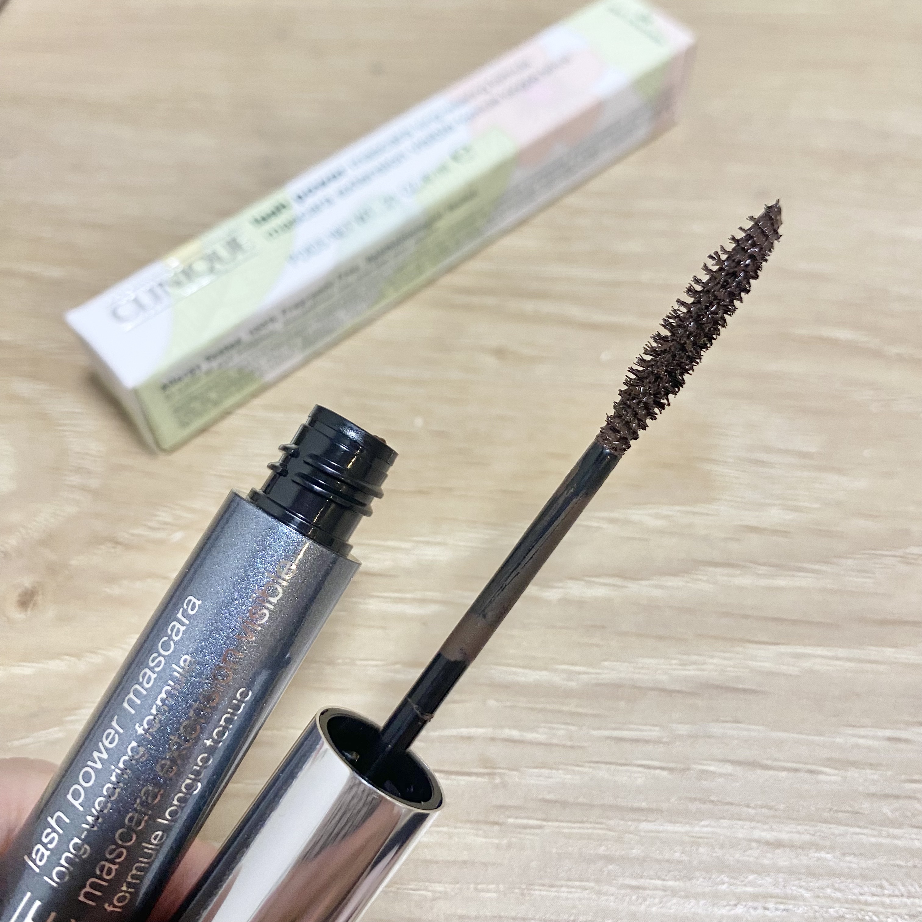 ラッシュ パワー マスカラ ロング ウェアリング フォーミュラ #04 ダーク チョコレート/CLINIQUE/マスカラを使ったクチコミ（2枚目）