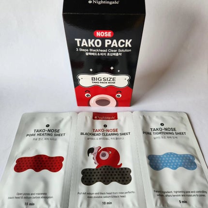 3STEP TAKO PACK  /Nightingale(ナイチンゲール)/シートマスク・パックを使ったクチコミ(1枚目)