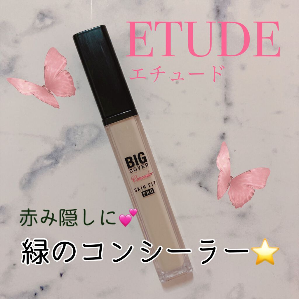 ビッグカバーフィットコンシーラー/ETUDE/リキッドコンシーラーを使ったクチコミ（1枚目）
