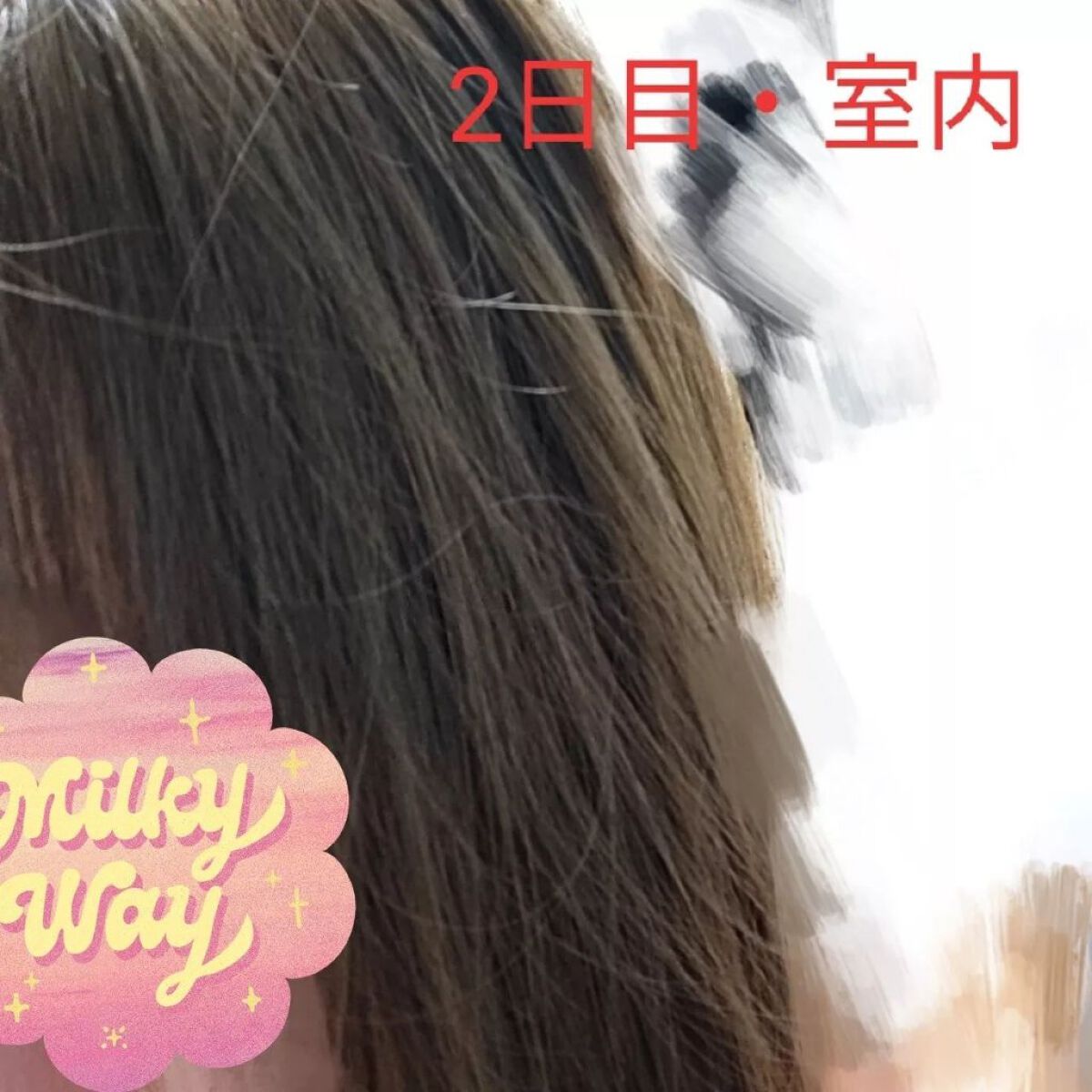 カラーリングミルク【旧】/パルティ/ヘアカラーを使ったクチコミ(8枚目)