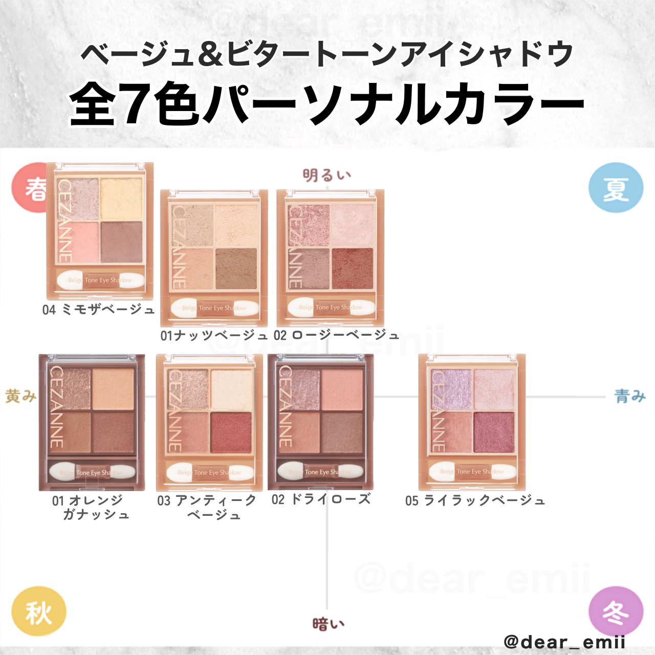 ベージュトーンアイシャドウ/CEZANNE/アイシャドウパレットを使ったクチコミ（1枚目）