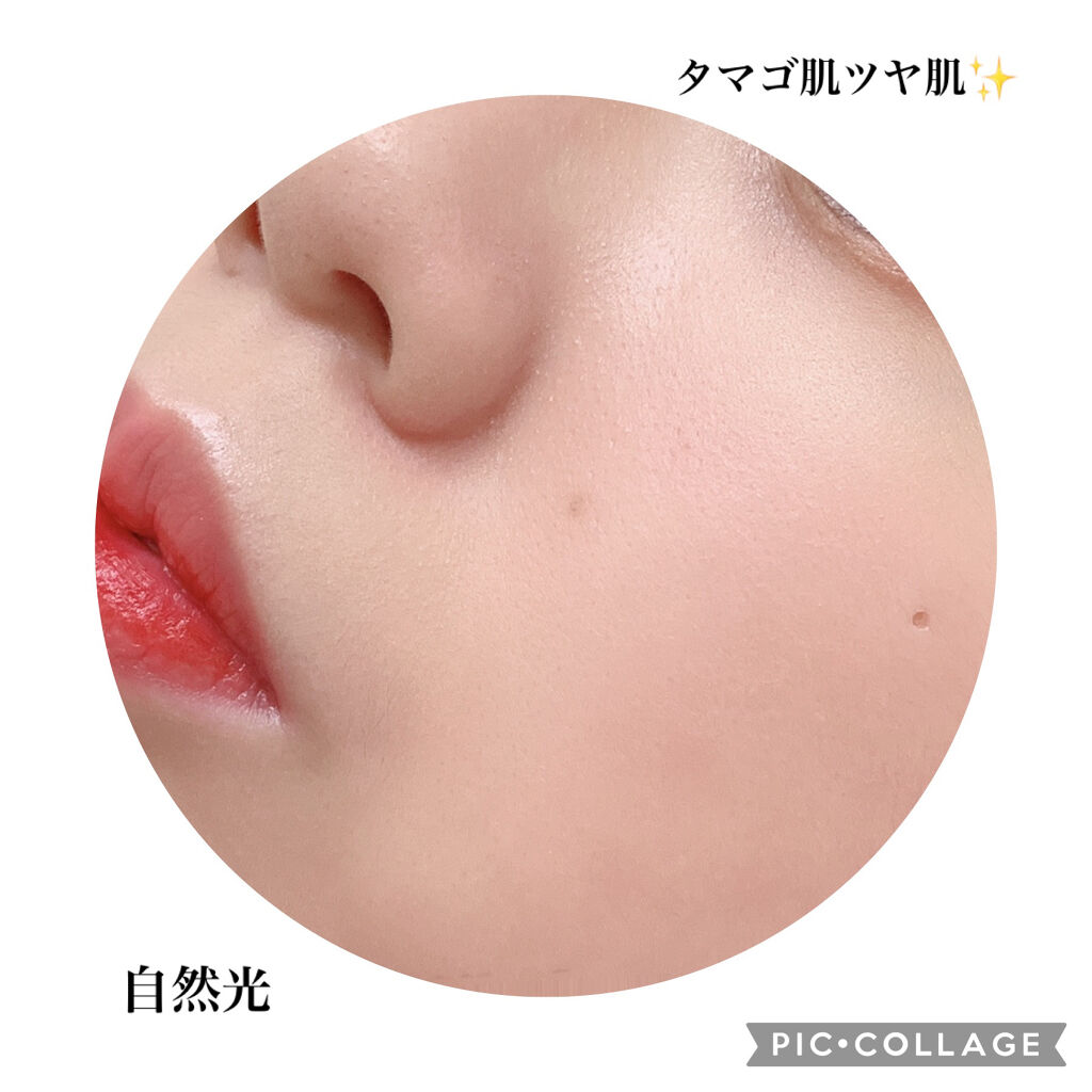 クリアカバークッション 21号 NATURAL/rom&nd/クッションファンデーションを使ったクチコミ（3枚目）