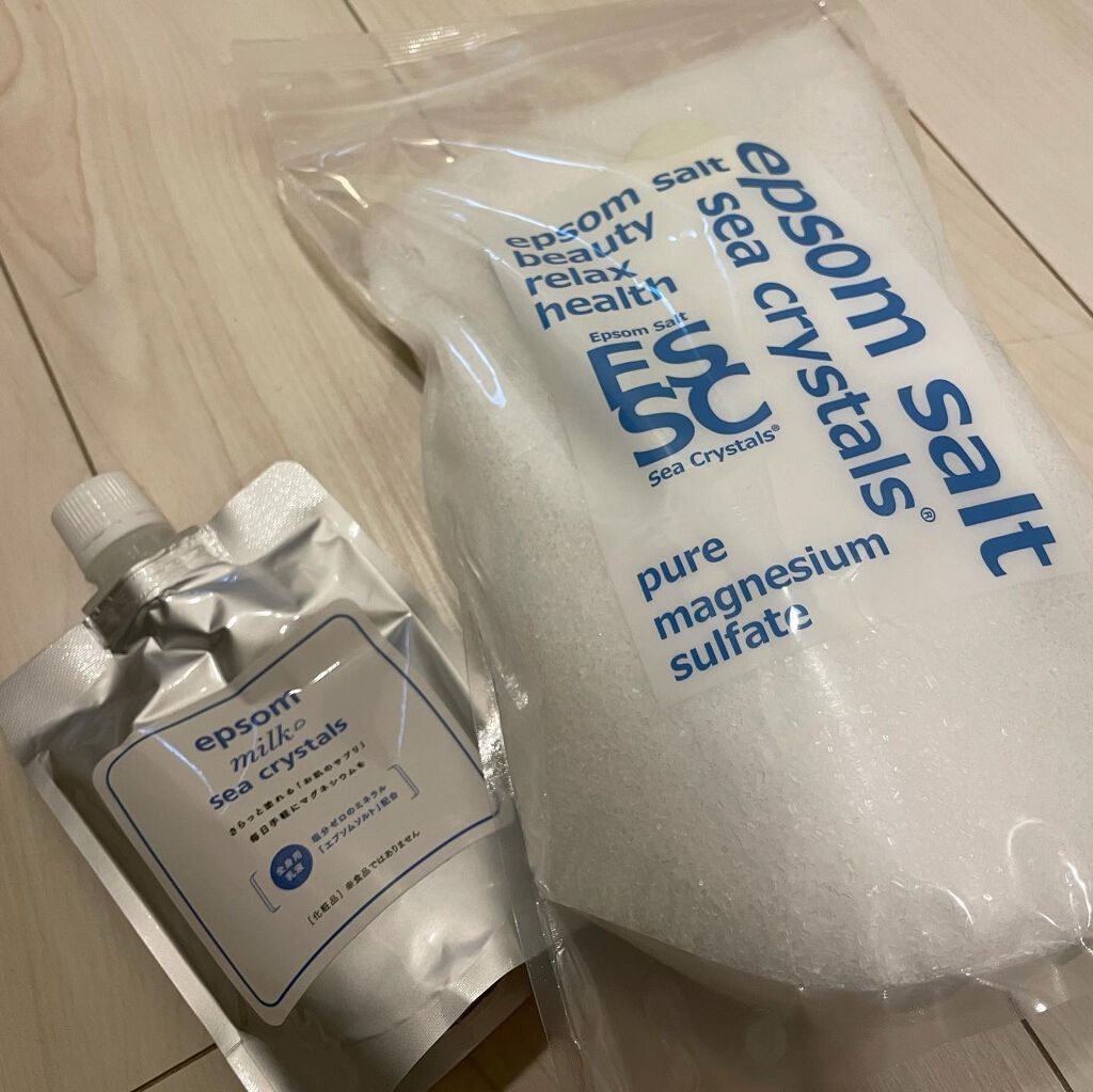 シークリスタルス エプソムソルト オリジナル/sea crystals/無機塩系入浴剤を使ったクチコミ（1枚目）