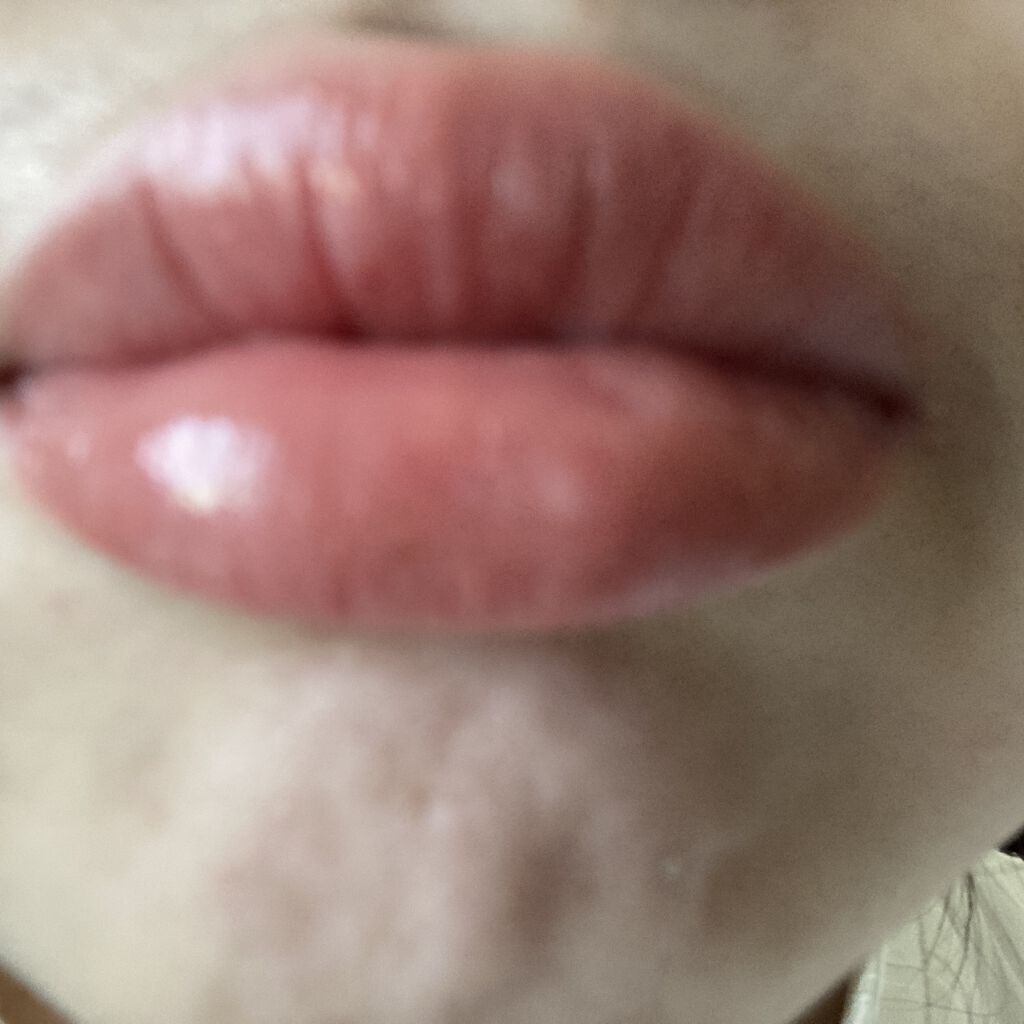 メルティールミナスルージュ（ティントタイプ）/キャンメイク/リップティントを使ったクチコミ（2枚目）