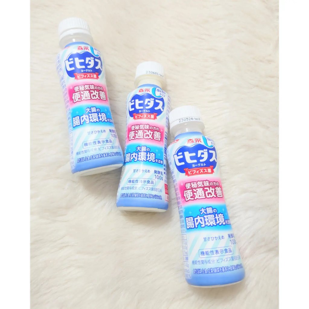 ビヒダス ヨーグルト 便通改善 脂肪ゼロ ドリンクタイプ/森永乳業/飲むヨーグルトを使ったクチコミ（1枚目）