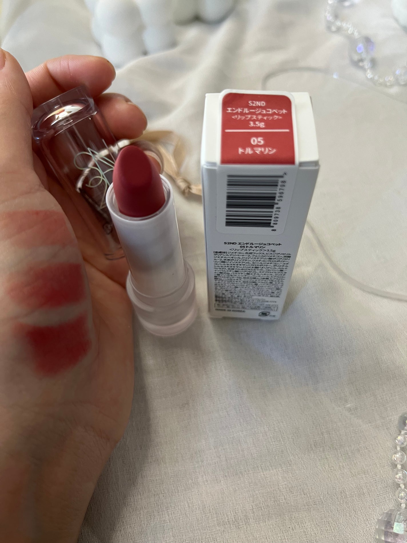 エンドルージュコベット/S2ND/口紅を使ったクチコミ(4枚目)