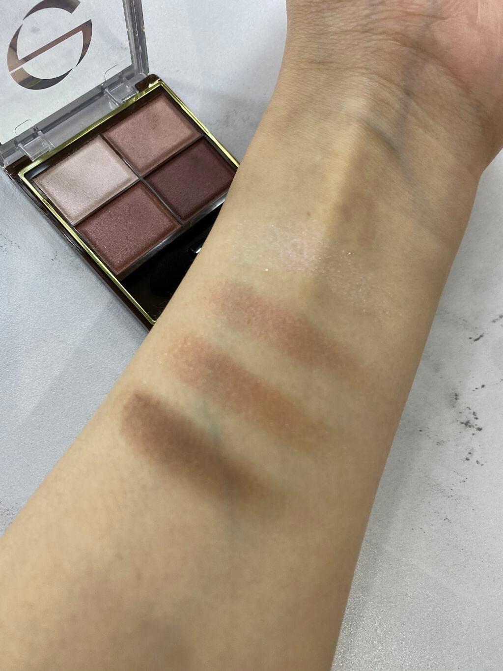 スキニーリッチシャドウ/excel/アイシャドウパレットを使ったクチコミ(6枚目)