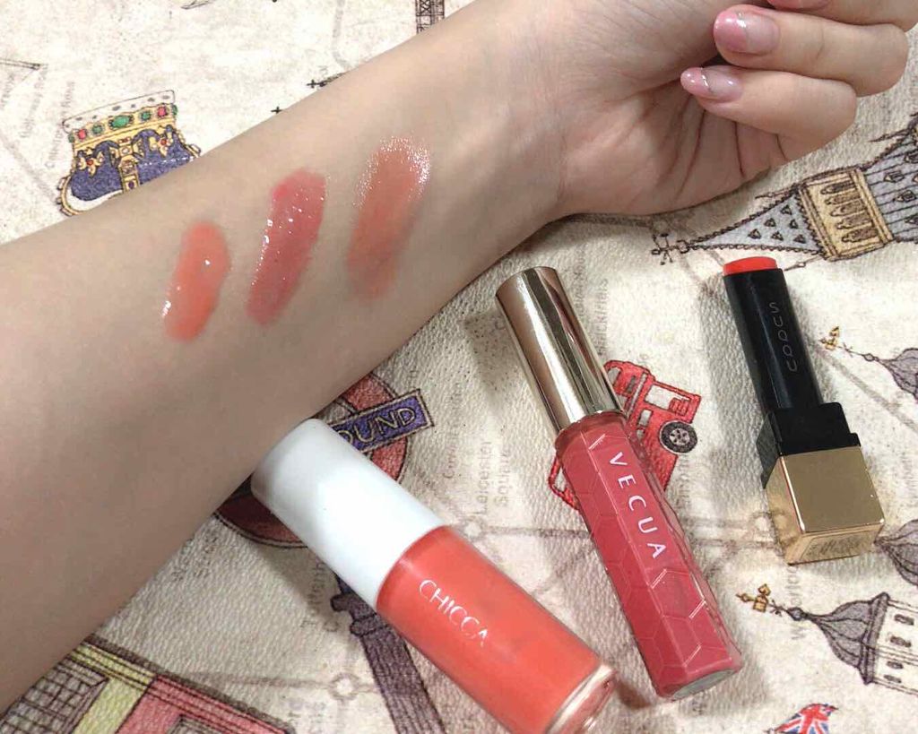 メスメリック ウェットリップオイル/CHICCA/リップグロスを使ったクチコミ(2枚目)