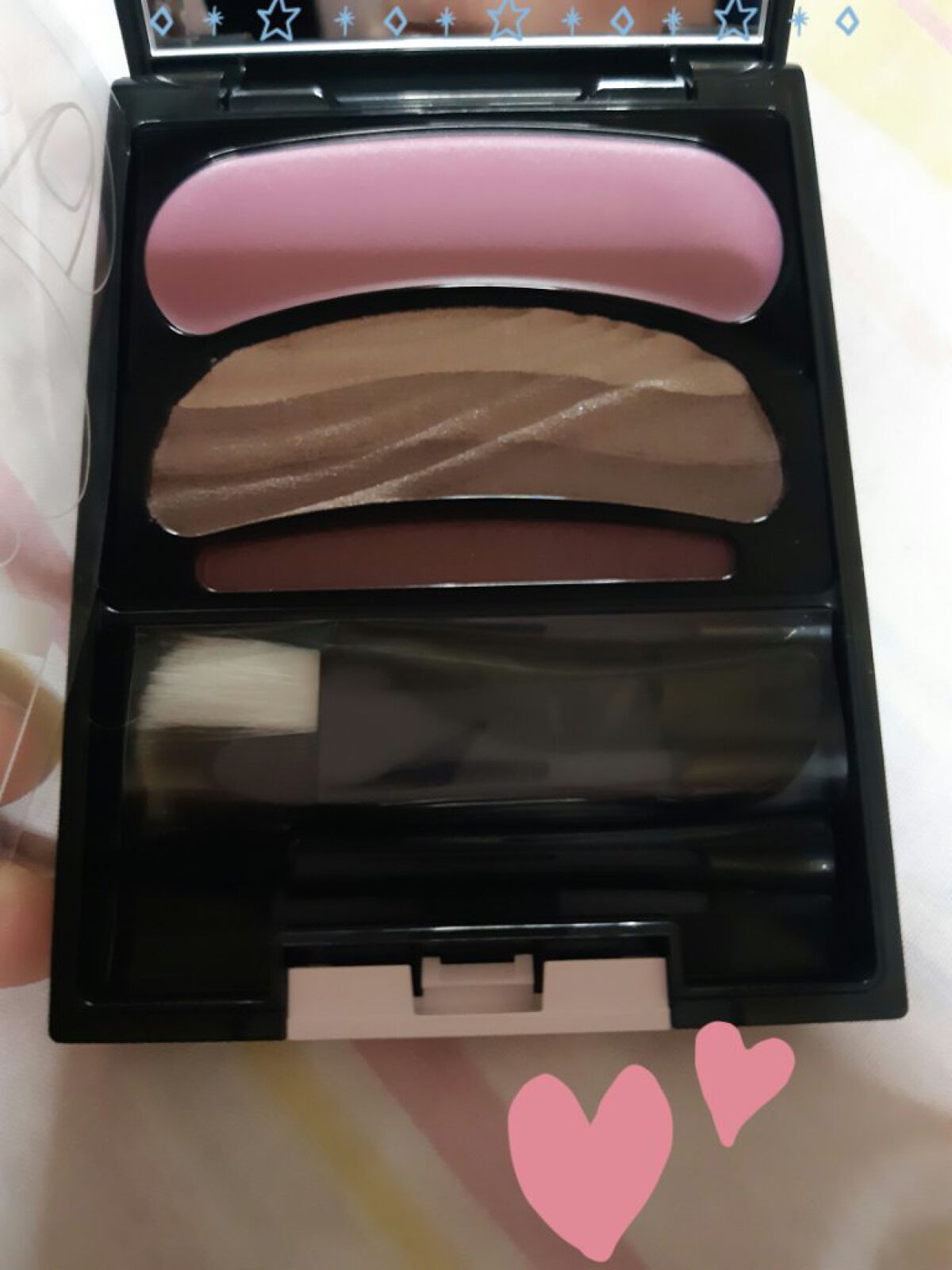 ブラシひと塗りシャドウN/オーブ/アイシャドウパレットを使ったクチコミ(2枚目)