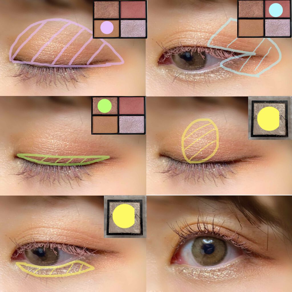 ミネラルクラッシィシャドー/エトヴォス/アイシャドウパレットを使ったクチコミ(3枚目)