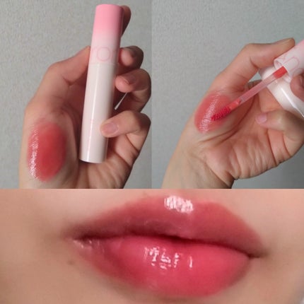 ジューシーラスティングティント/rom&nd/リップティントを使ったクチコミ(4枚目)