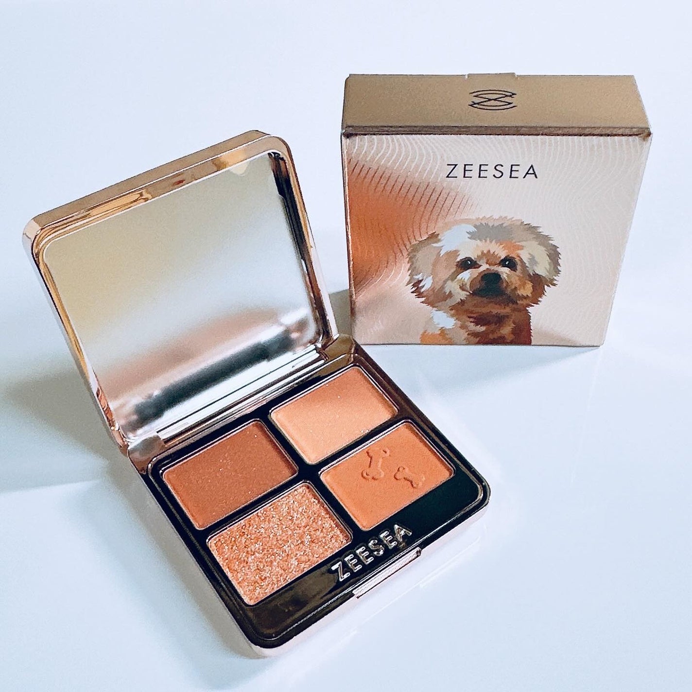 アニマルアイシャドウ(4シェード)/ZEESEA/アイシャドウパレットを使ったクチコミ(5枚目)