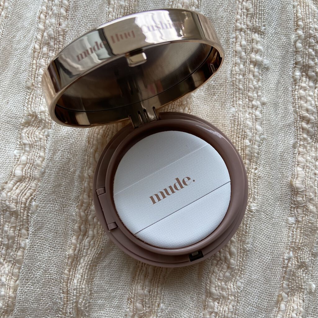 ハグクッション/mude./クッションファンデーションを使ったクチコミ（2枚目）