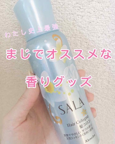 約600円で美少女の香り！？わたし史上最強ヘアコロン！

🍃SALA 髪コロン  サラの香り🍃

･香水などほどきつすぎず、一般的なシャンプーの香りなどほど優しすぎずとてもいい香り！

･消臭効果、ツヤ