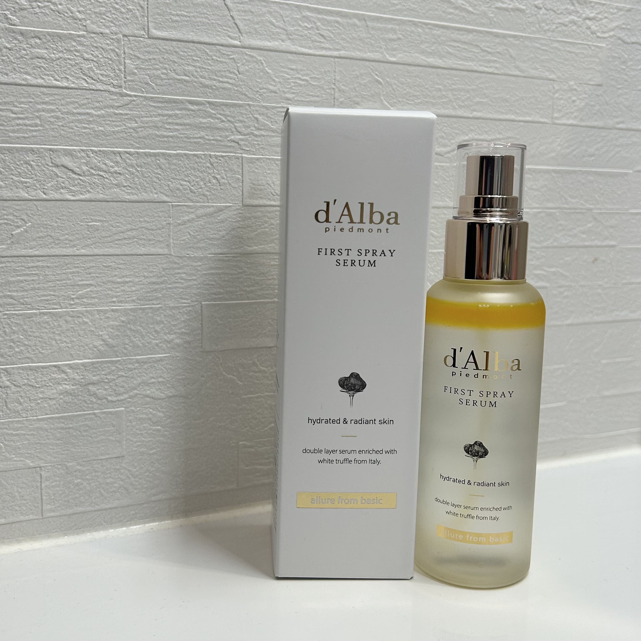 ダルバ ホワイトトリュフファーストスプレーセラム/ダルバ/ミスト状化粧水を使ったクチコミ（3枚目）