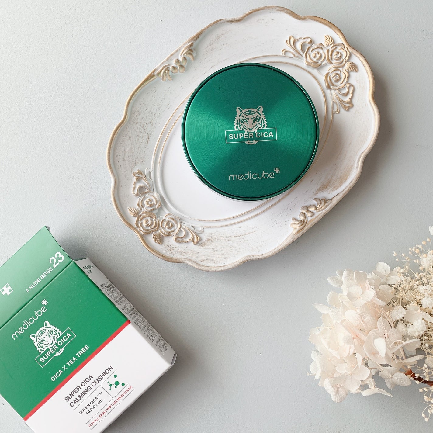 ココ(フォロバ100) on LIPS 「メディキューブ スーパーシカクッション #23ヌードベージュ..」(2枚目)