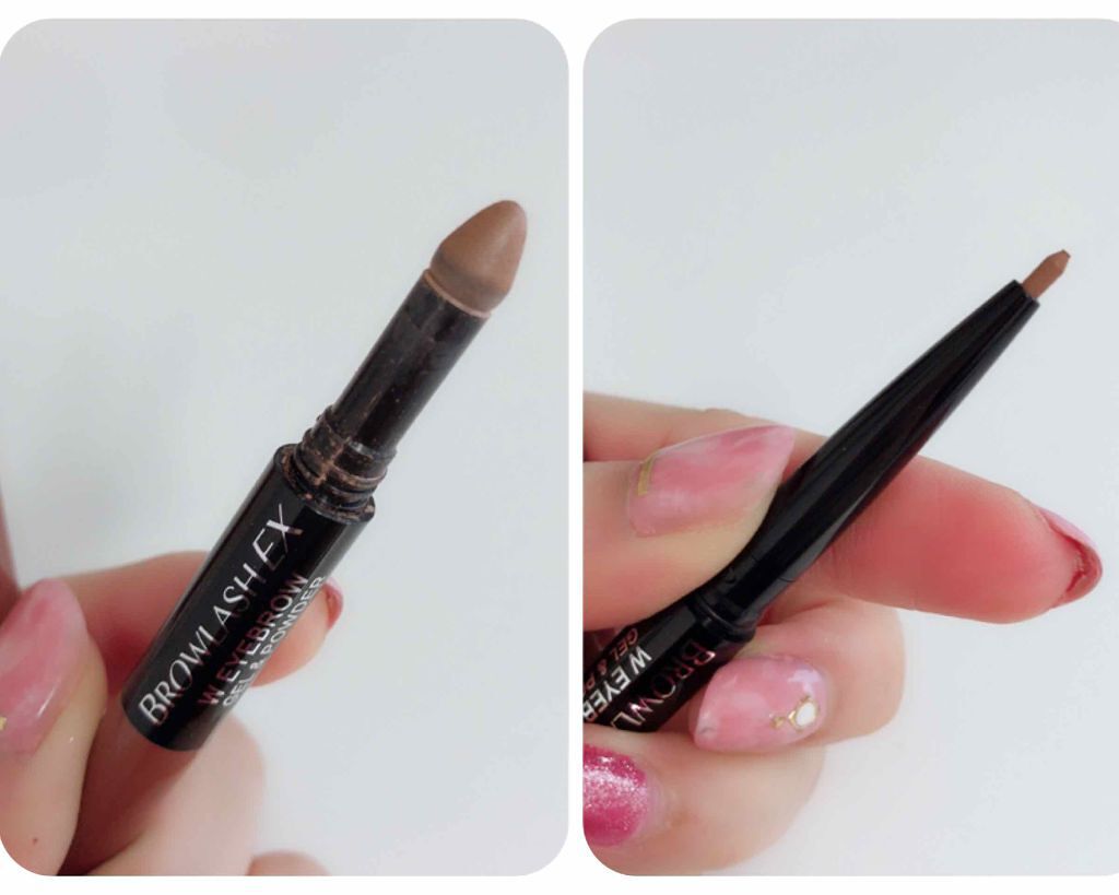 ブロウラッシュEX ウォーターストロング Wアイブロウ (ジェルペンシル＆パウダー)/ブロウラッシュ/パウダーアイブロウを使ったクチコミ（2枚目）