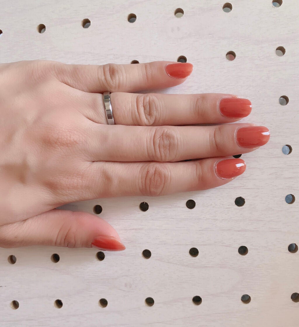 グロッシーコート/スキューズミー/オールインワンネイルを使ったクチコミ(4枚目)