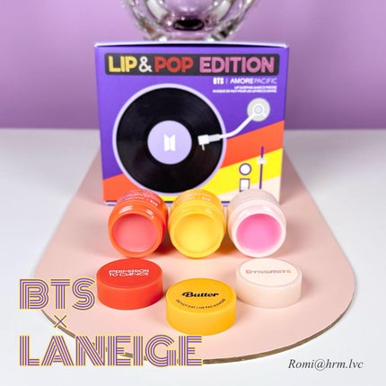 ラネージュ  BTS|AMOREPACIFIC リップスリーピングマスク トリオセット/LANEIGE/リップケアを使ったクチコミ(1枚目)